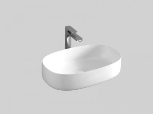 Artceram Cognac55 countertop sink in matt white COL003-05
