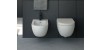 Cielo Enjoy wall toilet and bidet glossy white EJVSK+EJBS+CPVEJNEWF